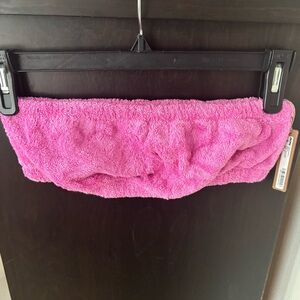 Skims Neon Orchid (Pink) Terry Coverup Bandeau Top
NWT
Size M